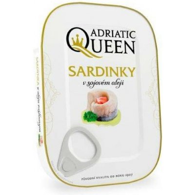 Adriatic Queen Sardinky v sojovém oleji 105 g – Zboží Dáma