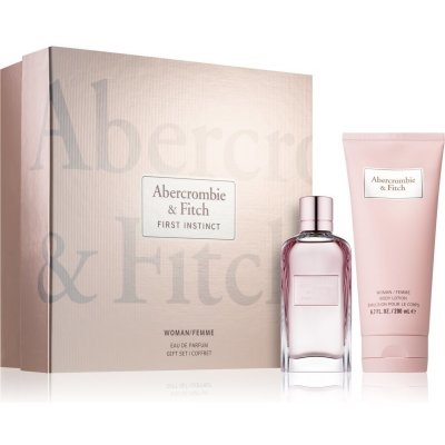 Abercrombie & Fitch First Instinct Blue EDP 50 ml + tělové mléko 200 ml dárková sada – Hledejceny.cz