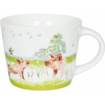 Könitz Hrnek Zvířata z farmy prase šálek hrnek na kávu porcelán barevný 420 ml – Zboží Mobilmania