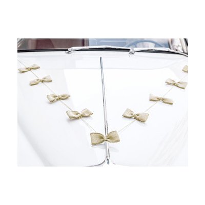 Paris Dekorace Dekorace na auto sada - jutovina – Zboží Dáma