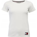Tommy Hilfiger Tommy 85 Rib-ss Tee Šedá – Zboží Dáma