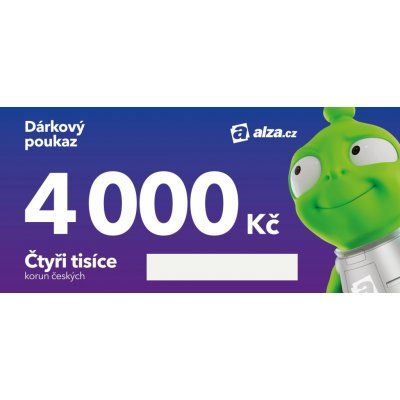 Elektronický dárkový poukaz Alza.cz na nákup zboží v hodnotě 4000 Kč – Zboží Dáma