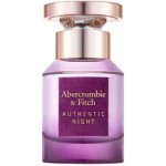 Abercrombie & Fitch Authentic Night parfémovaná voda dámská 50 ml – Hledejceny.cz