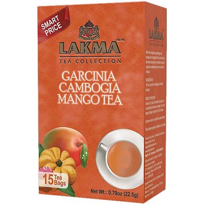 Lakma Green Garcinia Cambogia Mango nepřebal 15 x 1,5 g