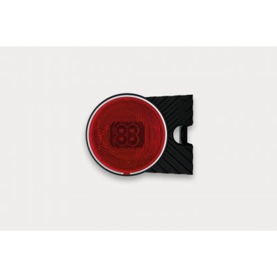 Svítilna obrysová diodová 12-30V kulatá červená FRISTOM FT-060LC+KLED – Zboží Mobilmania