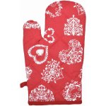 Forbyt Vánoční kuchyňská chňapka Srdce na červeném 20437 1 ks 18 x 28 cm – Zbozi.Blesk.cz