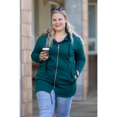 Italy fashion dámská dlouhá mikina SKYLAR černá – Hledejceny.cz