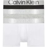 Calvin Klein pánské trenky 3 Pack Trunks Steel Cotton 000NB3130AMPI černá/bílá/šedá – Hledejceny.cz