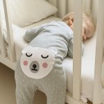 Rostoucí overal Medvídek Béžová s puntíky – Zboží Dáma