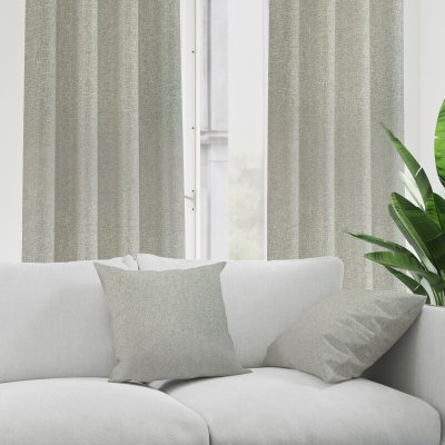 Zatemňovací závěs hrubě tkaný Atelier Ervi - světle šedý 06 – Hledejceny.cz