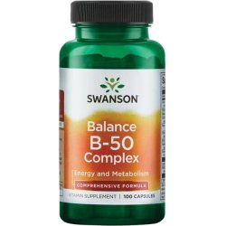 Swanson Vitamín B-50 100 kapslí