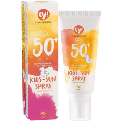 Eco Cosmetics Ey! opalovací krém spray pro děti SPF50+ BIO 100 ml – Zbozi.Blesk.cz