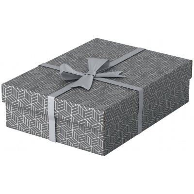 ESSELTE Krabice úložná Esselte - M / šedá / 360 x 265 x 100 mm / 3 ks 179213 – Zboží Živě