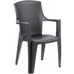 Bibl plastové křeslo EDEN LUX - antracit – Hledejceny.cz