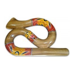 Etno art didgeridoo snake