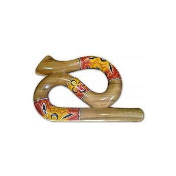 Etno art didgeridoo snake