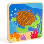Bigjigs Toys Puzzle Životní cyklus želvy – Zboží Mobilmania
