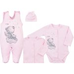Koala 4-dílná kojenecká souprava Angel růžová – Zboží Mobilmania