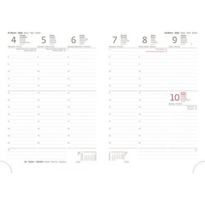 Vario A5 týdenní 2026 Night Design – Sleviste.cz