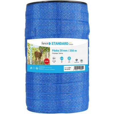 Páska pro elektrický ohradník, šířka 20 mm, modrá, délka 250 m – Sleviste.cz