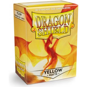 Dragon Shield Protector Matte Yellow obaly 100 ks