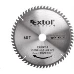 EXTOL PREMIUM 8803242 kotouč pilový s SK plátky, O 250x3,0x30mm, 60T – Zboží Mobilmania