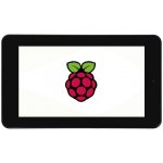 7" kapacitní dotykový displej pro Raspberry Pi, DSI, 800×480 s 5MP kamerou a pouzdrem – Zboží Živě