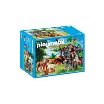 Playmobil 5561 Filmař a rys s rodinkou