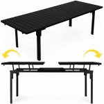 MultiGarden SAE-180-1 Rozkládací zahradní stůl 180-240 cm, černý – Hledejceny.cz