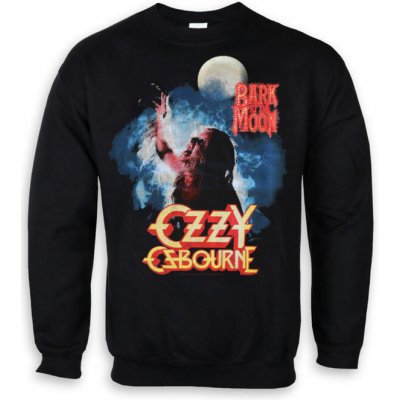 mikina bez kapuce LOW FREQUENCY Ozzy Osbourne Bark at the Moon černá – Sleviste.cz