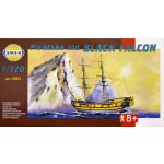 Směr Model Falcon Pirátská loď 24 7x27 6cm v krabici 34x19x5 5cm černá 1:120 – Hledejceny.cz