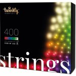 Twinkly Světelný řetěz Strings Multi Color RGB 400 LED s měničem barev 32 m černý kabel TW400STP-BEU – Zbozi.Blesk.cz