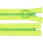 Kostěný zip barevný No 5 délka 15 cm s ozdobným jezdcem, malé, 3 (229) žlutozelená zelená – Hledejceny.cz