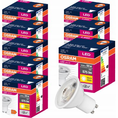 Osram LED žárovka GU10 6,9W=50W 575lm 2700K x 8