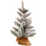Laalu.cz Vánoční stromek zasněžený DELUXE Viola v květináči 45 cm – Zboží Dáma