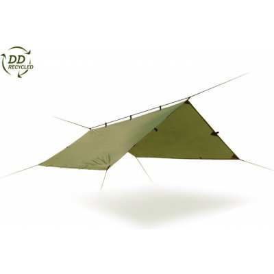 DD Hammocks Recycled 300 x 300 cm oliva šedá – Zboží Dáma