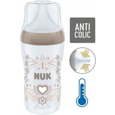 Nuk Perfect Match láhev s kontrolou teploty hnědá 260ml – Zboží Dáma Nuk Perfect Match láhev s kontrolou teploty hnědá 260ml – Zboží Dáma
