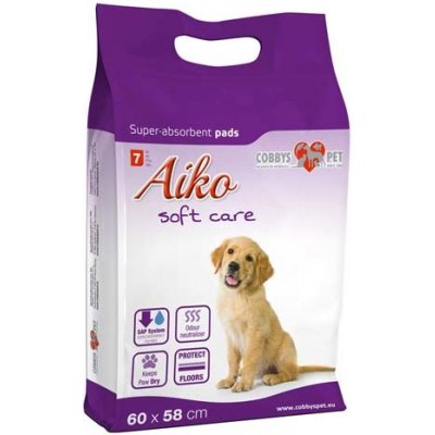 Cobby`s Pet Aiko Soft Care pleny pro psy 60 x 58 cm 7 ks – Zboží Mobilmania