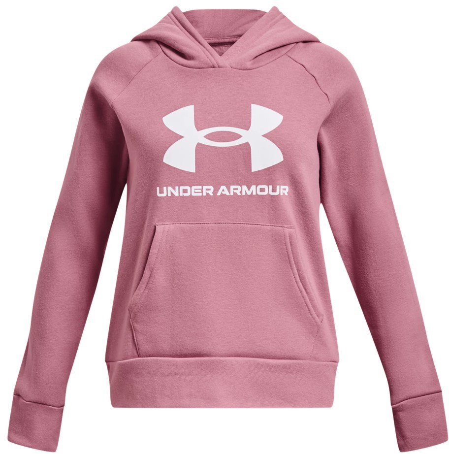 Under Armour Mikina Ua Rival Fleece Bl Hoodieâ 1379615 Růžová Loose Fit