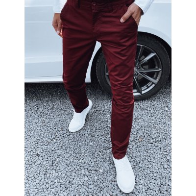 Dstreet pánské kalhoty UX4335 Bordó – Zboží Dáma