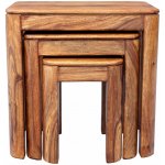 Indickynabytek Tina indický masiv palisandr / sheesham 3 ks – Zboží Dáma