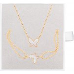 Franco Bene Pozlacený set s motýlkem 9986 – Zboží Dáma