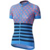 Cyklistický dres Dotout Up light blue/light pink/blue dámský