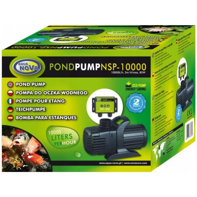 AQUA NOVA ECO NSP-10000 s regulací průtoku – Zboží Mobilmania