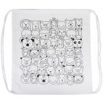 Knorr Prandell Plátěný batoh se stahovacími šňůrkami Zvířátka 38 x 42 cm – Hledejceny.cz