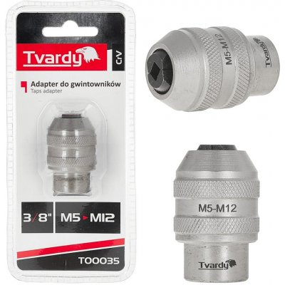 TVARDY Adaptér pro závitníky M5–M12, 3/8", CrV - T00035 – Hledejceny.cz