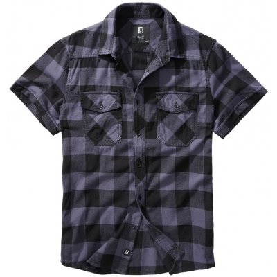 Brandit košile checkshirt halfsleeve černá šedá – Zbozi.Blesk.cz