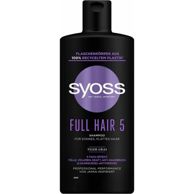 Syoss Full Hair 5 šampon pro slabé a jemné vlasy 440 ml – Zboží Mobilmania