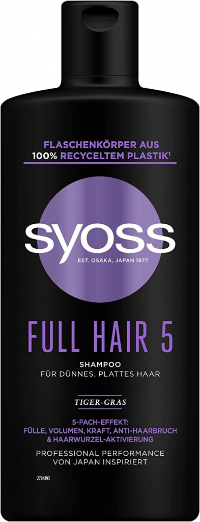 Syoss Full Hair 5 šampon pro slabé a jemné vlasy 440 ml