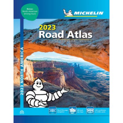 Michelin North America Road Atlas 2023: USA - Canada - Mexico – Sleviste.cz
